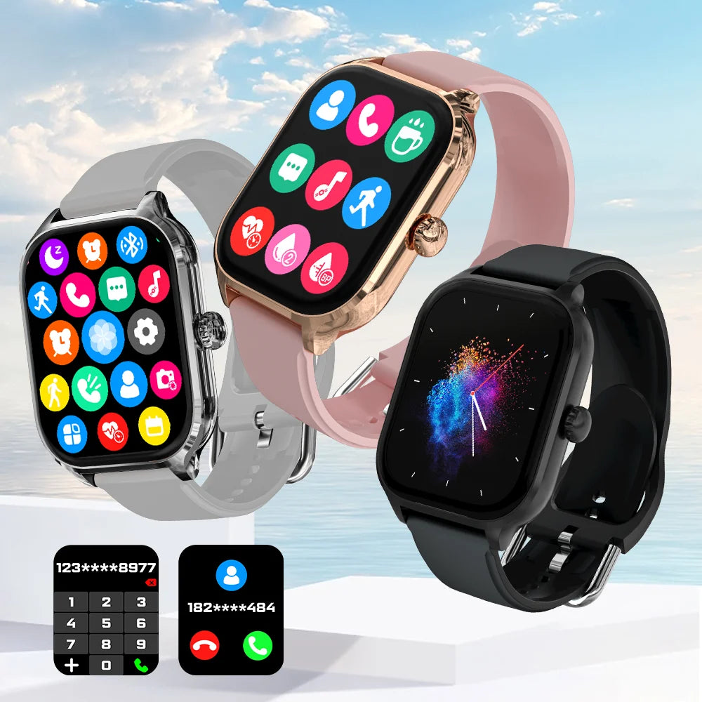 Reloj Inteligente Bluetooth con Llamadas y Monitor de Salud