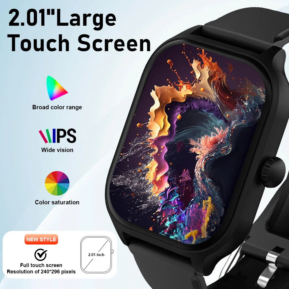 Reloj Inteligente Bluetooth con Llamadas y Monitor de Salud
